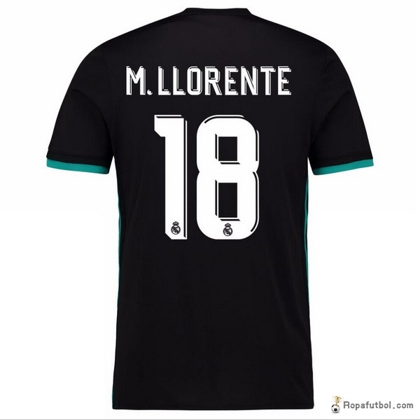 Camiseta Real Madrid Replica Segunda Ropa M.Llorente 2017/18
